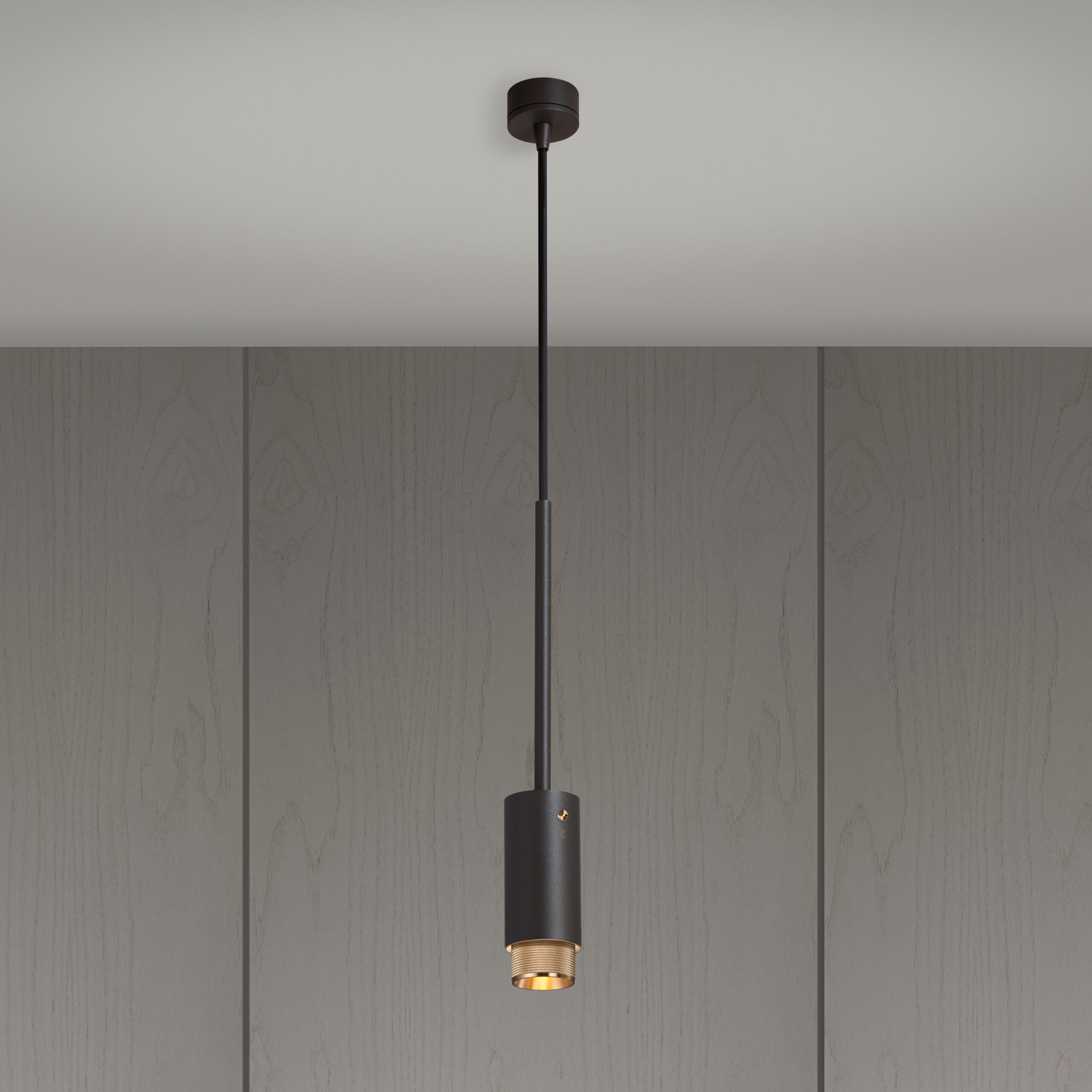 Buster & Punch Exhaust Pendant - Cross - Stone - Brass