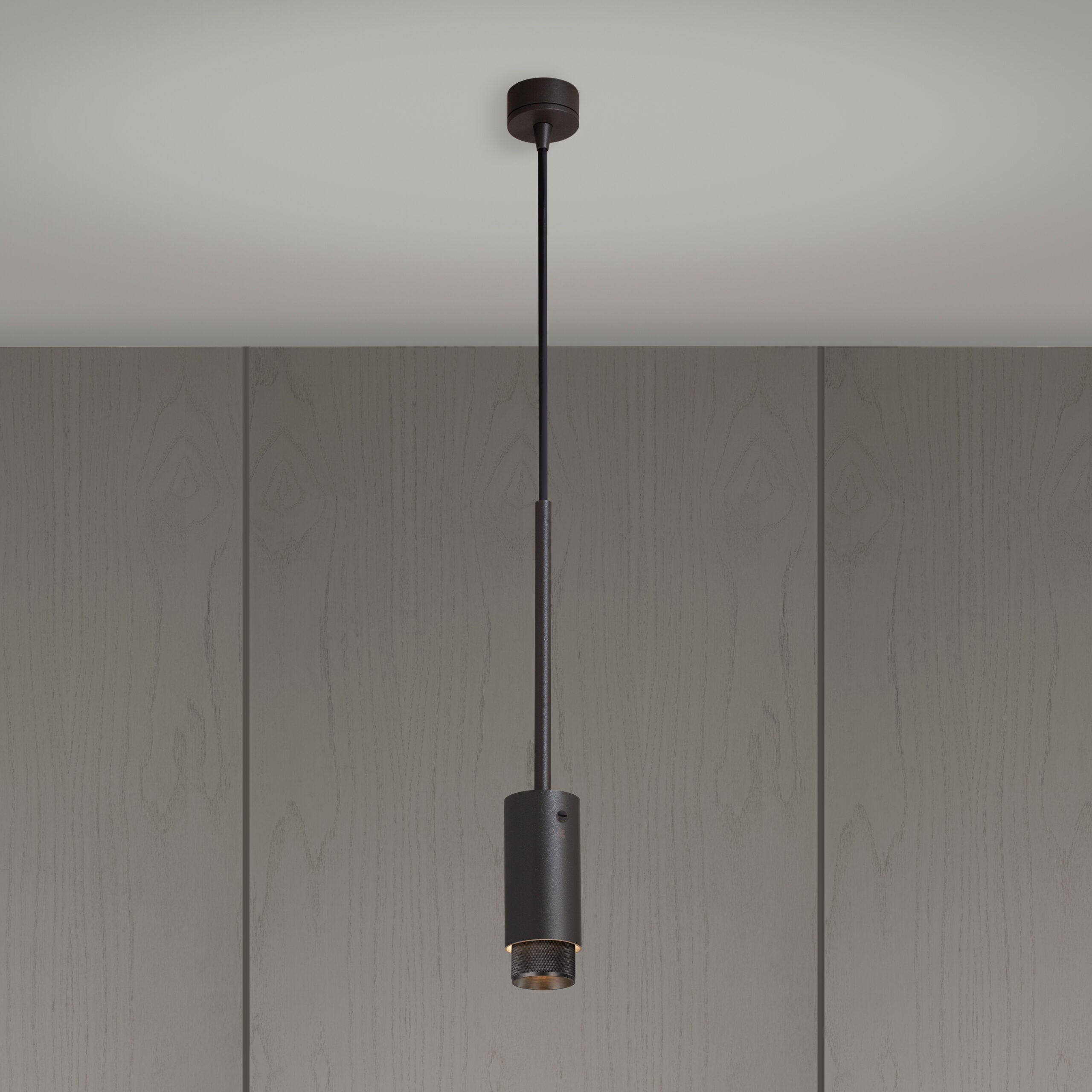 Buster & Punch Exhaust Pendant - Cross - Graphite - Smoked Bronze