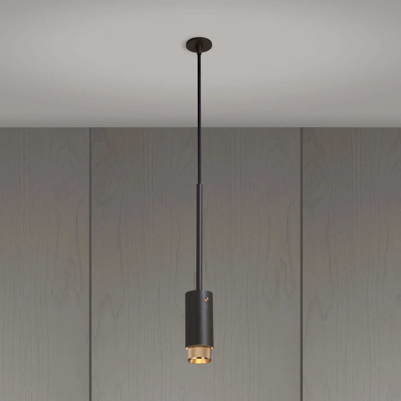 Buster & Punch Exhaust Pendant - Cross - Stone - Brass