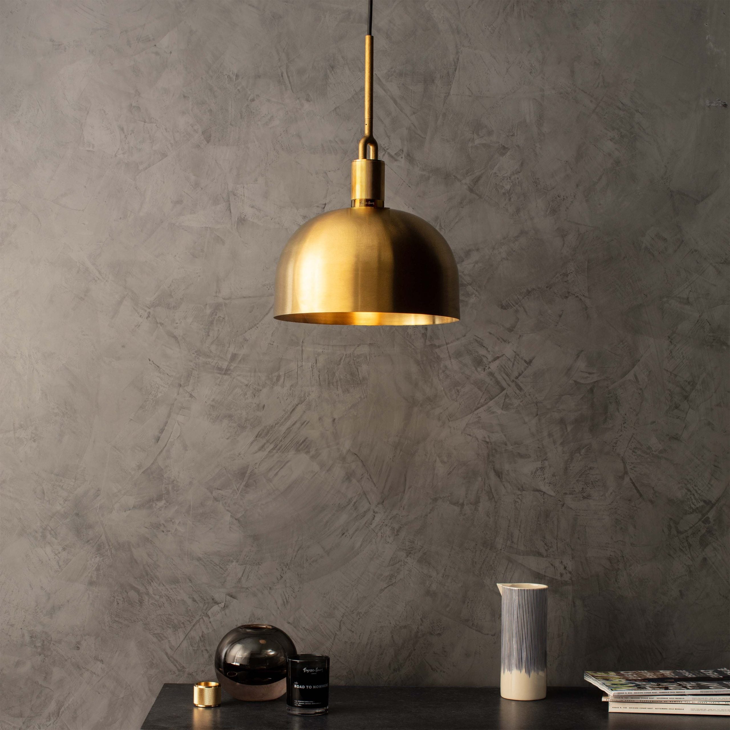 Buster & Punch Forked Pendant - Shade - Large - Brass