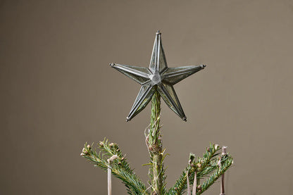 Nkuku Bakara Star Tree Topper - Antique Silver