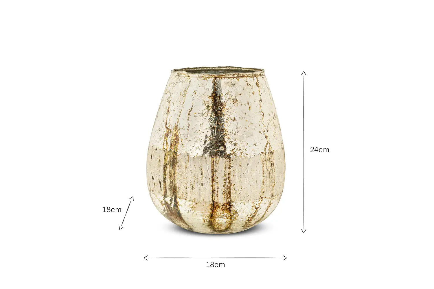 Nkuku - Babia Recycled Glass Vase - Large