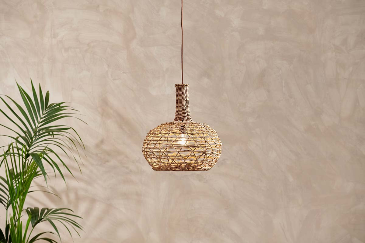 Nkuku - Beru Rattan Lampshade - Conical - Small