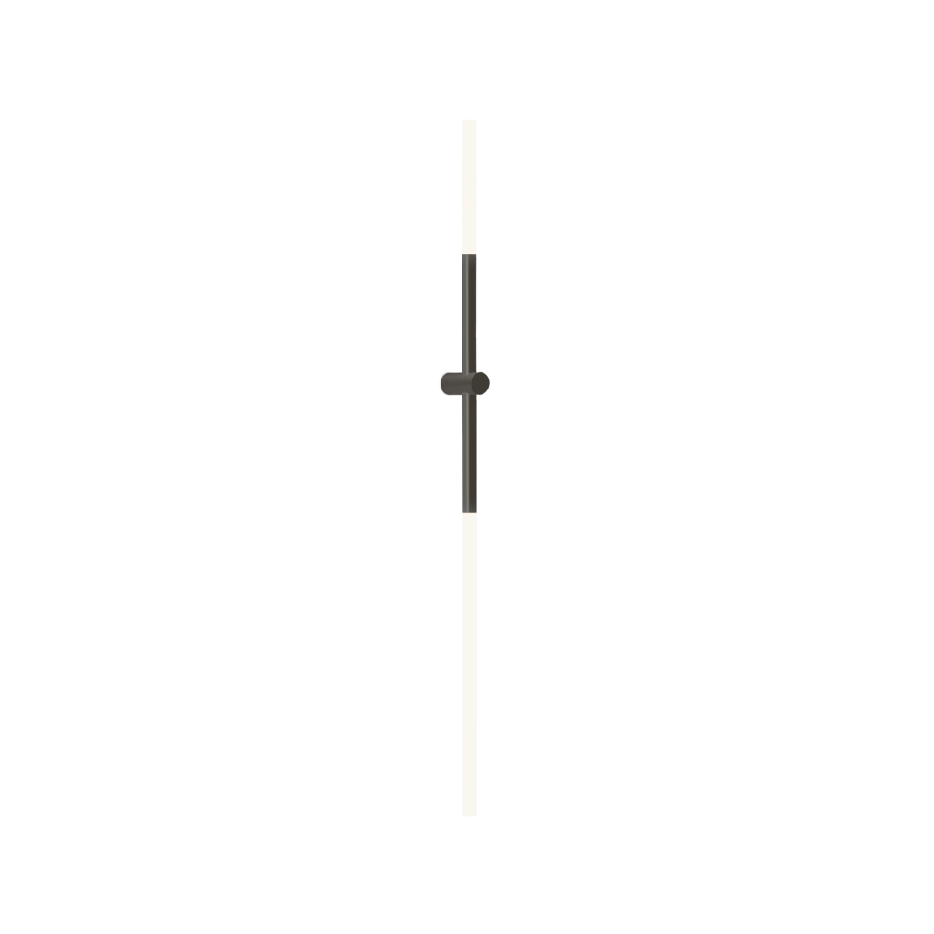 Contardi Lighting Bianca AP Linear Wall Lamp - Without Base - Matt black silk lacquered