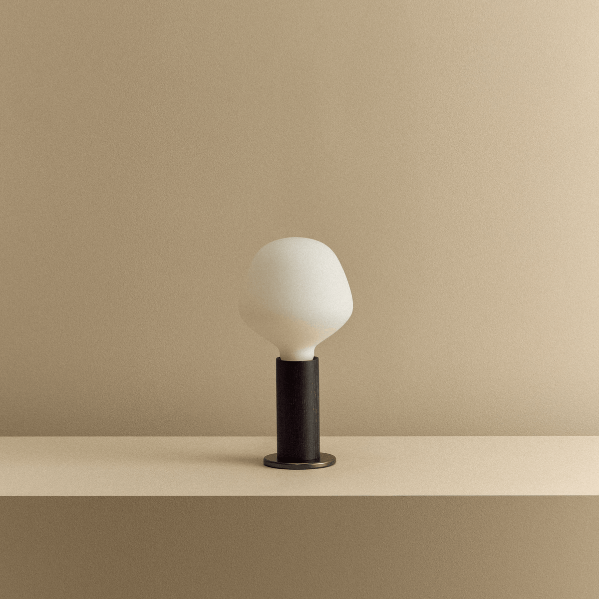 Tala Knuckle Table Lamp in Blackened Oak + Enno