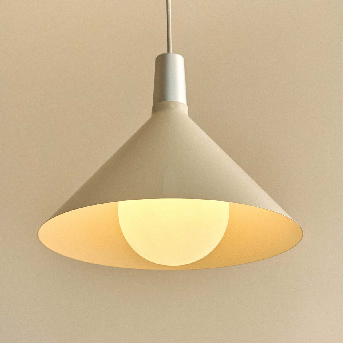 Tala Bower Pendant Light Medium in Oyster White + Sphere IV