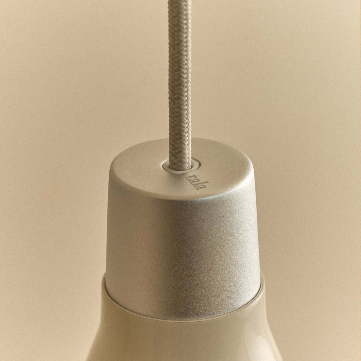 Tala Bower Pendant Light Medium in Oyster White + Sphere IV