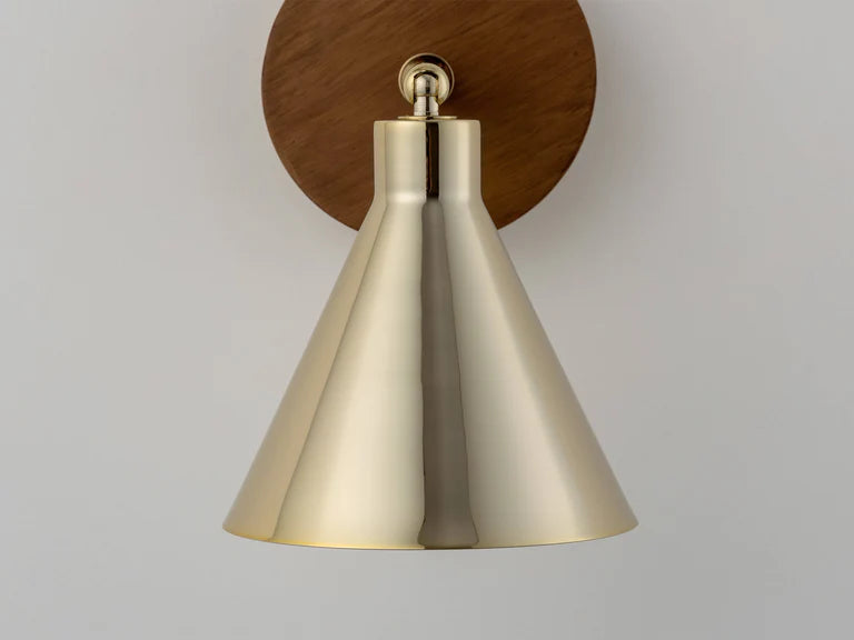 Houseof Brass Cone Wall Light