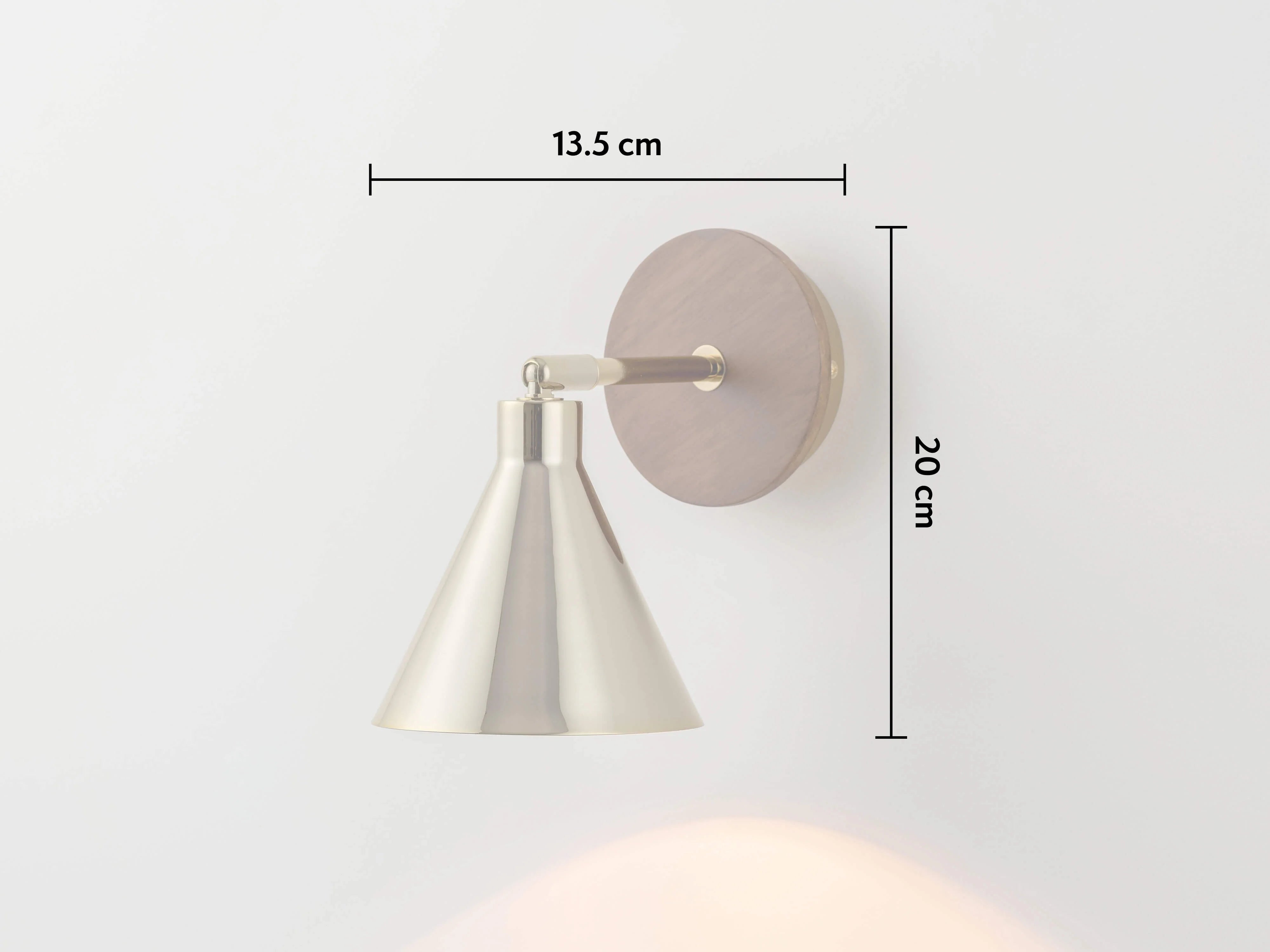 Houseof Brass Cone Wall Light