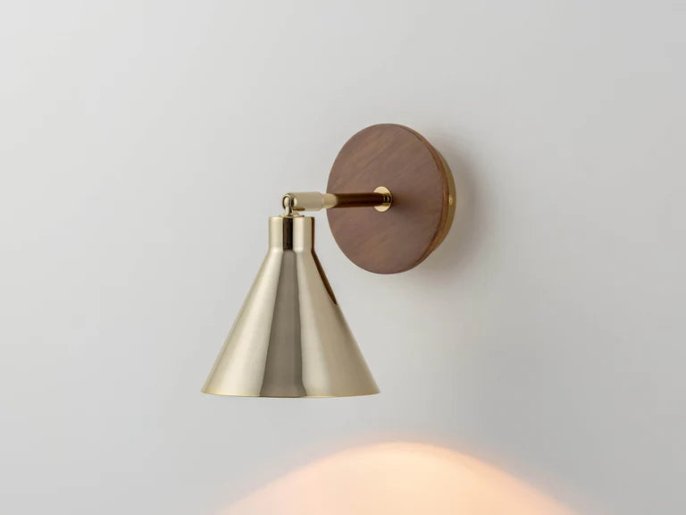 Houseof Brass Cone Wall Light