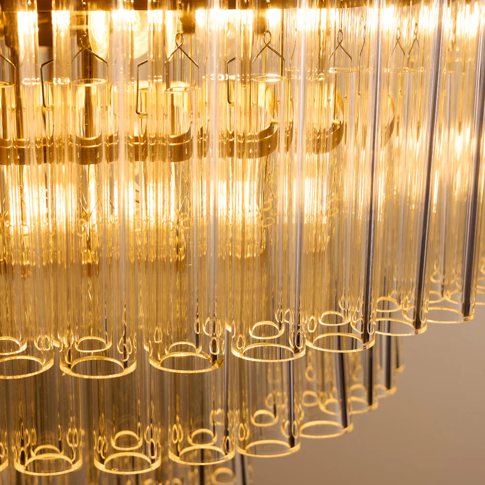 Pooky Astrid Chandelier in Clear Glass