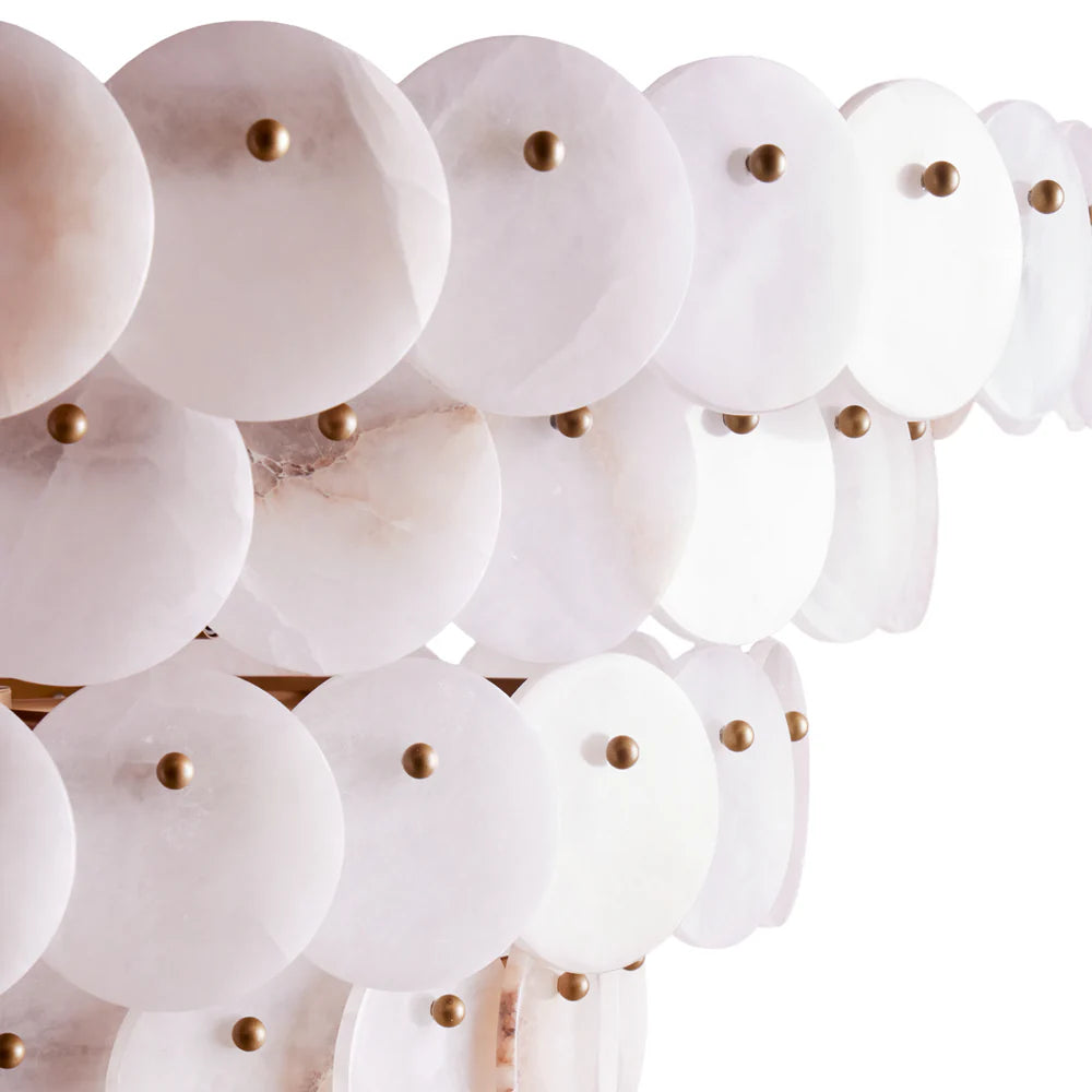 Pooky Cordelia Chandelier in Alabaster