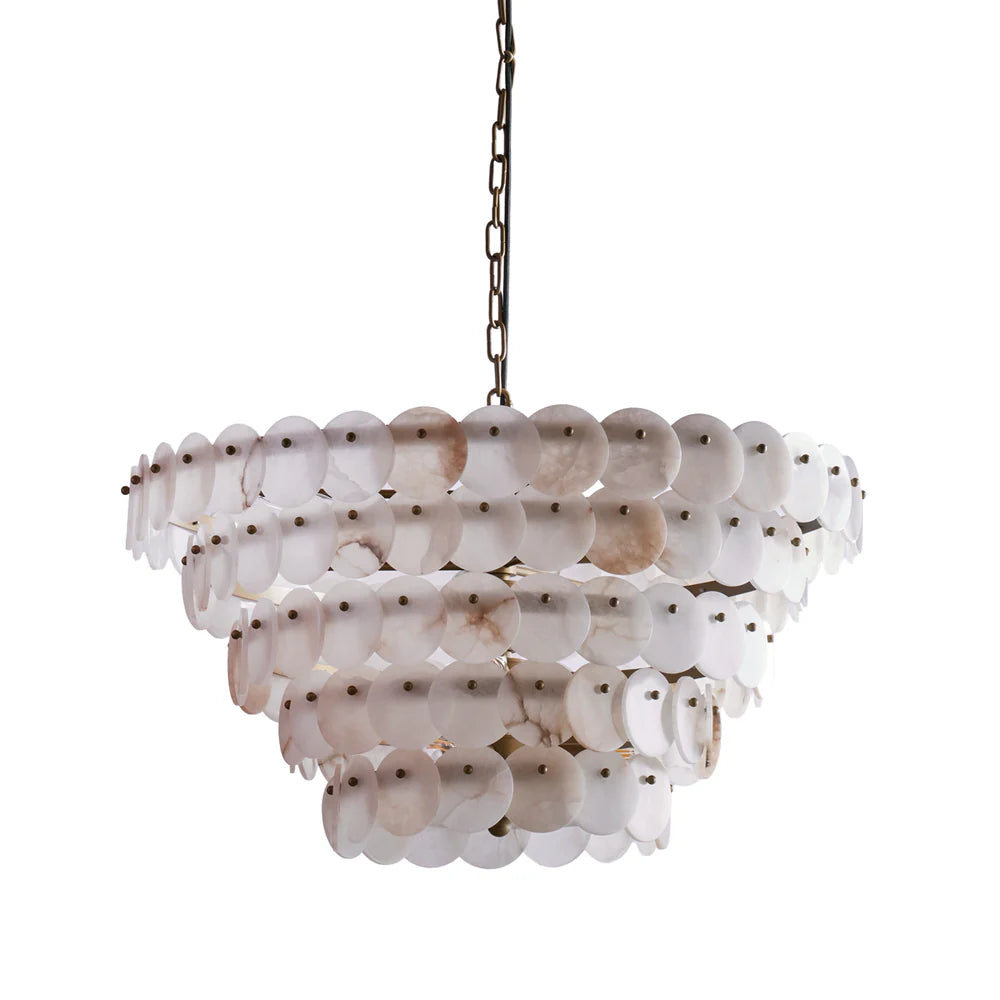Pooky Cordelia Chandelier in Alabaster