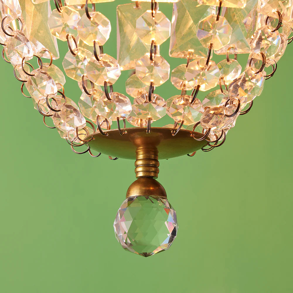 Pooky Edith Crystal Chandelier