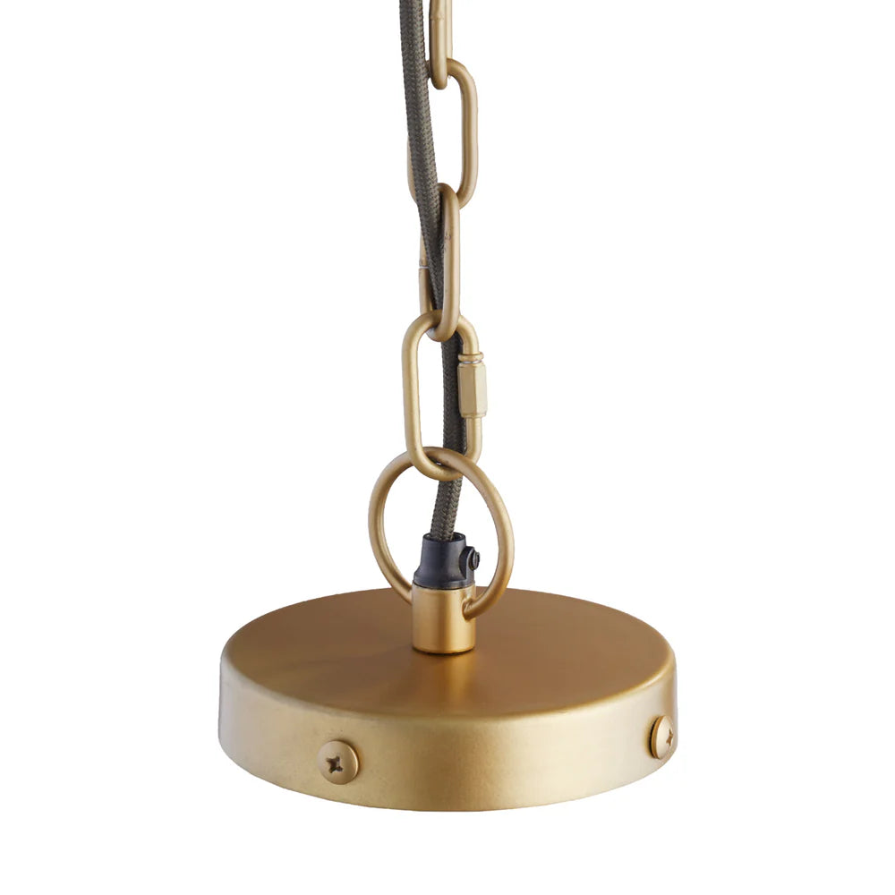 Pooky Glamazon Three Tier Chandelier in Brass and Resin