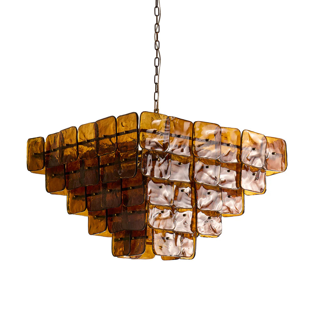Pooky Havana Chandelier in Deep Brown