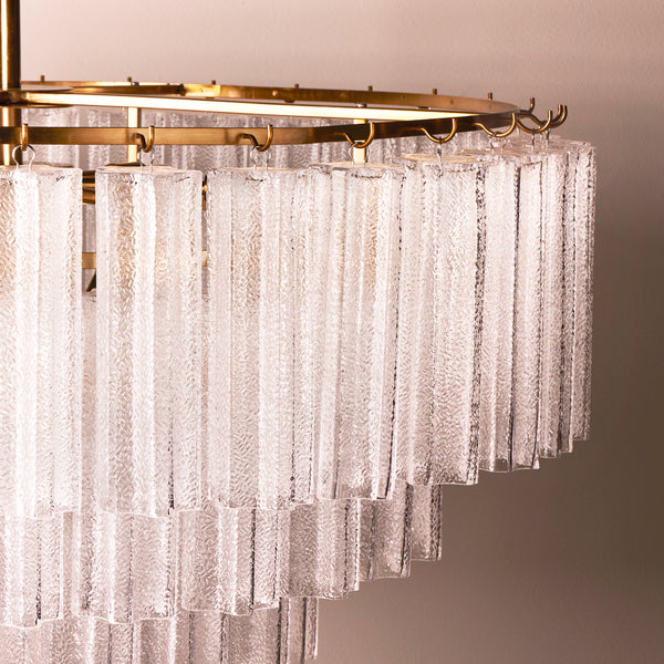 Pooky - Huston Chandelier - Frosted Glass
