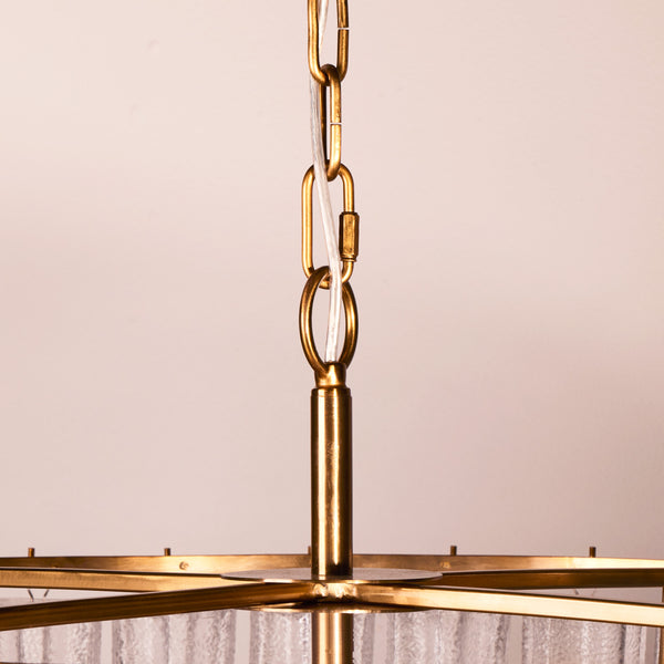 Pooky - Huston Chandelier - Frosted Glass