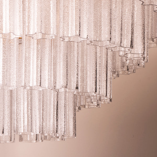 Pooky - Huston Chandelier - Frosted Glass