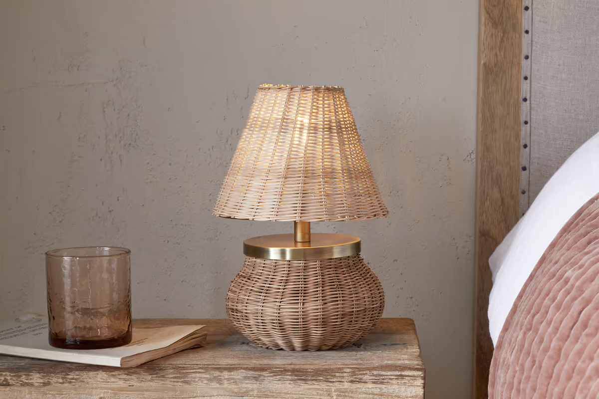 Nkuku - Cija Rattan Table Lamp - Natural