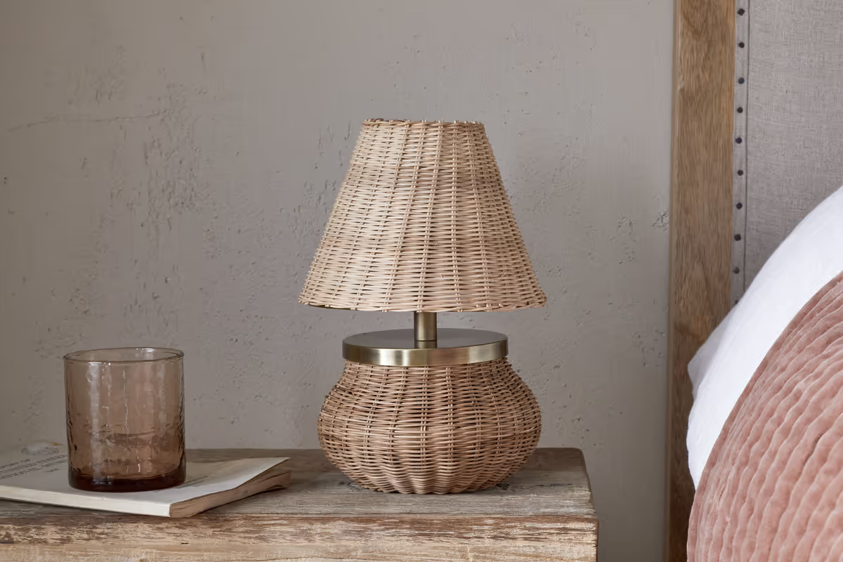 Nkuku - Cija Rattan Table Lamp - Natural