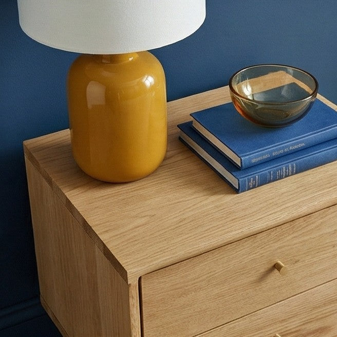 Fishe & Lilly Wright Oak Bedside Table