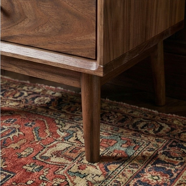 Fishe & Lilly Wright Walnut Bedside Table