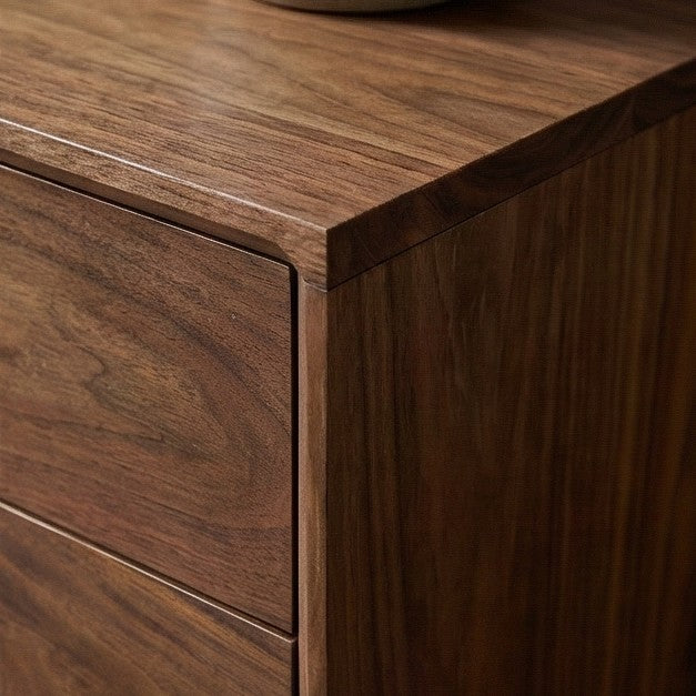 Fishe & Lilly Wright Walnut Bedside Table