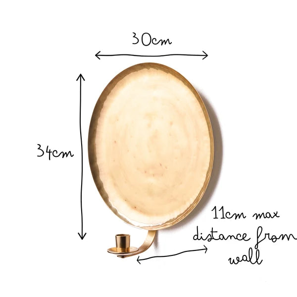 Pooky - Bellamy Candle Holder - Brass - By Novogratz