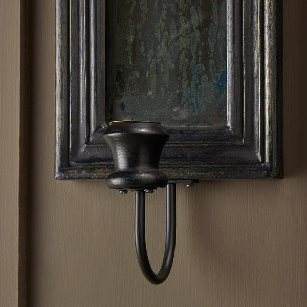 Pooky - Degas Wall Mounted Candle Holder - Ebony
