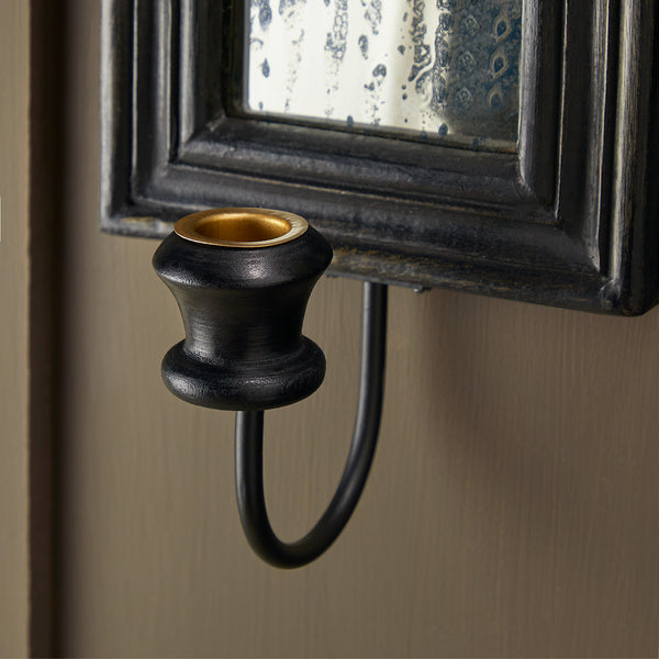 Pooky - Degas Wall Mounted Candle Holder - Ebony