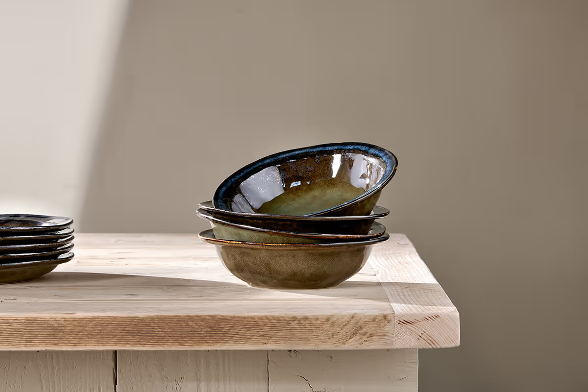 Nkuku - Cali Bowl - Earth Blue