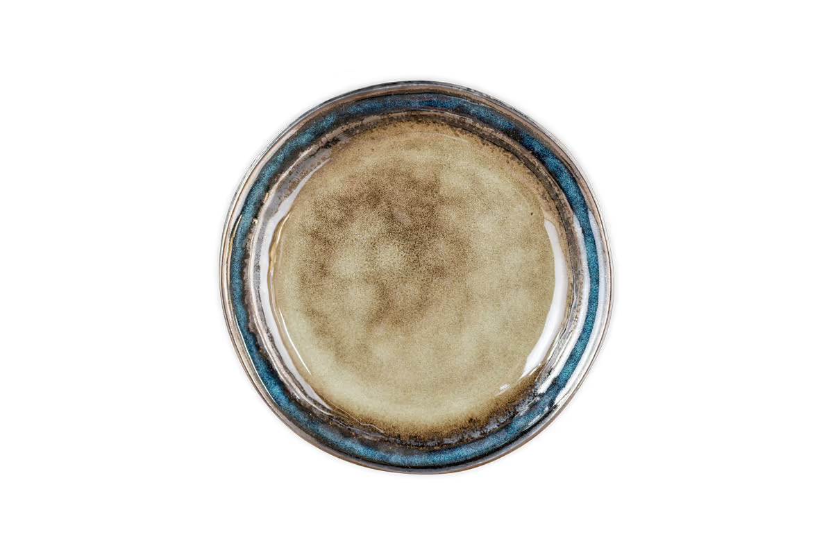 Nkuku - Cali Side Plate - Earth Blue