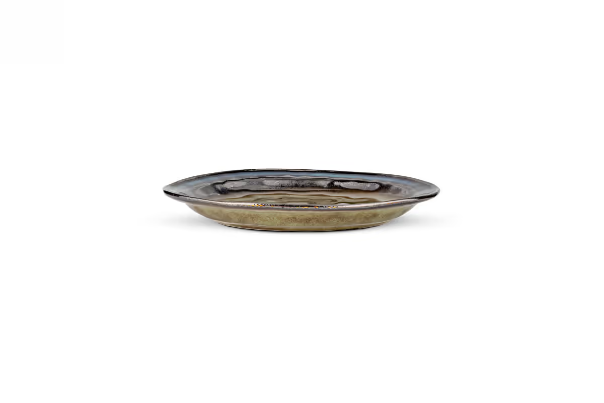 Nkuku - Cali Side Plate - Earth Blue