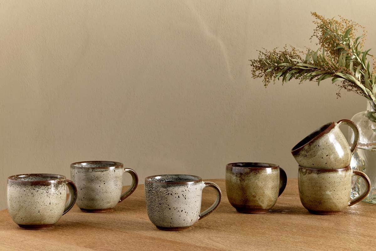 Nkuku - Cam Coffee Mug - Mocha (Set of 2)