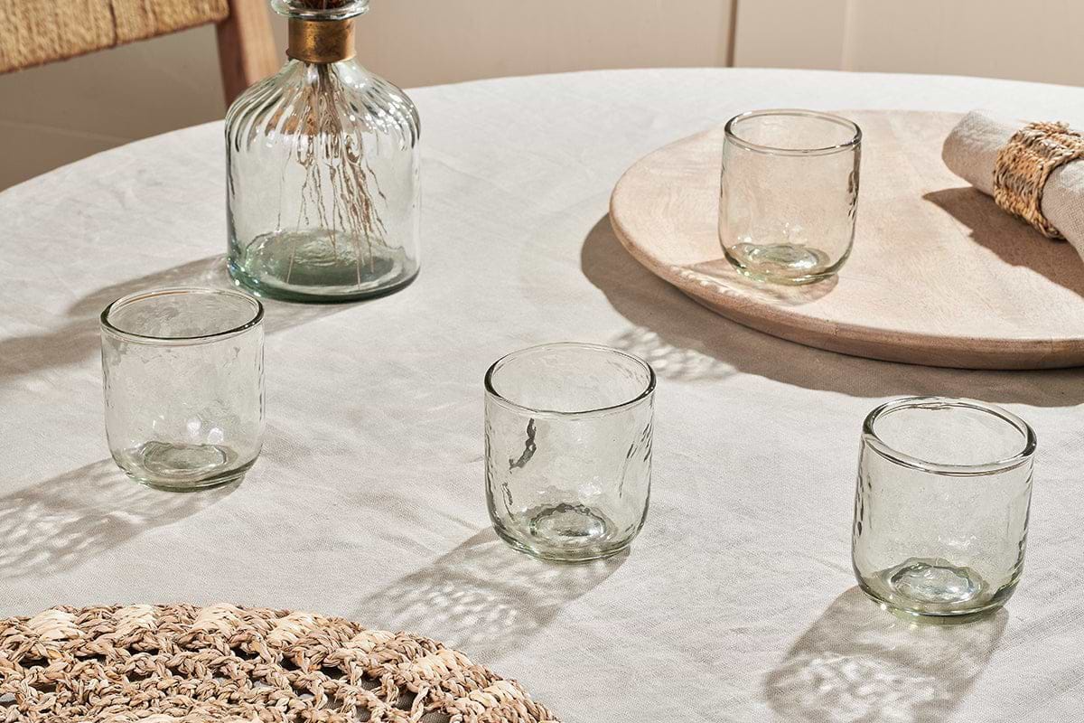 Nkuku - Chandani Tumbler Short - Clear - (Set of 4)