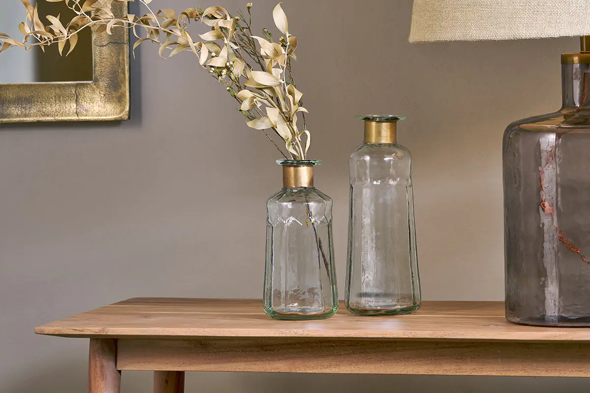 Nkuku - Chara Hammered Bottle - Decorative - Small