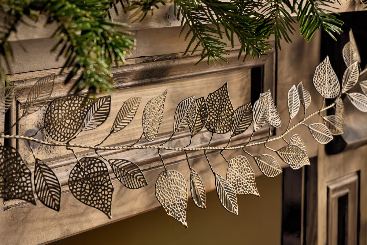 Nkuku - Charita Garland - Antique Brass