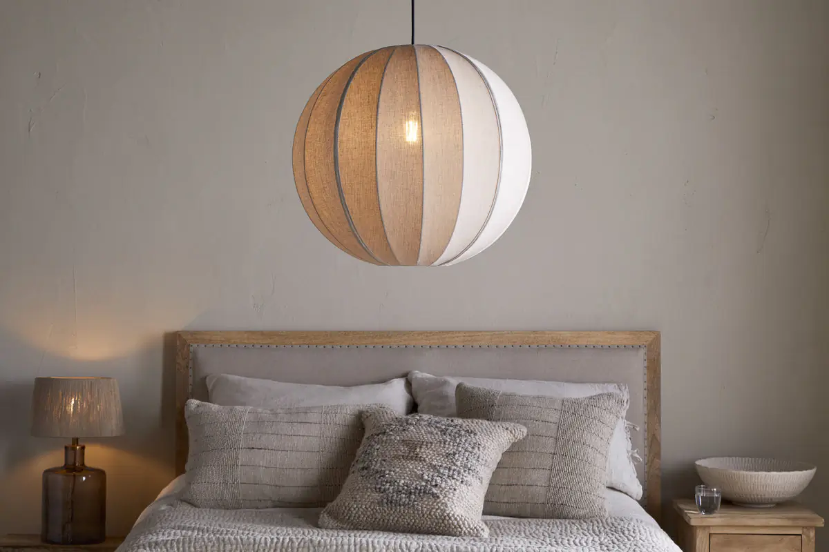 Nkuku - Dharini Linen Lampshade - Natural