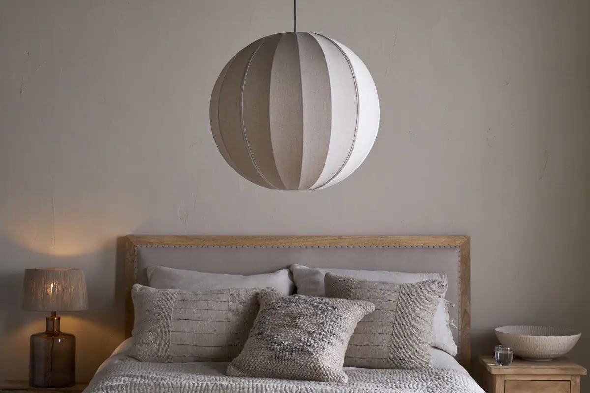 Nkuku - Dharini Linen Lampshade - Natural