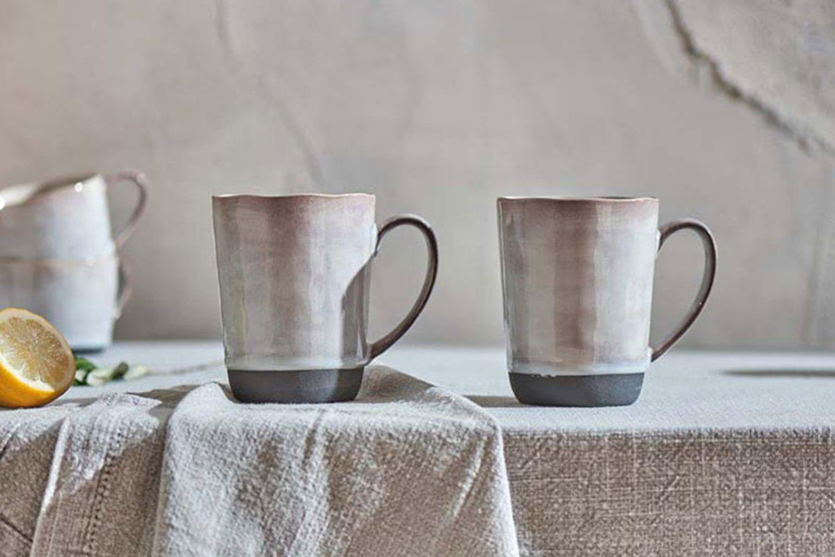 Nkuku - Edo Large Mug - Slate (Set of 2)