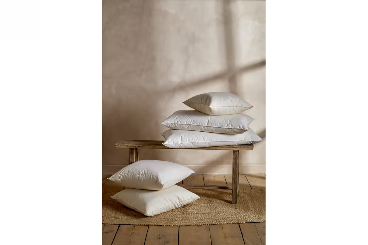Nkuku - Feather Cushion Inner - Cream - 40 x 85cm