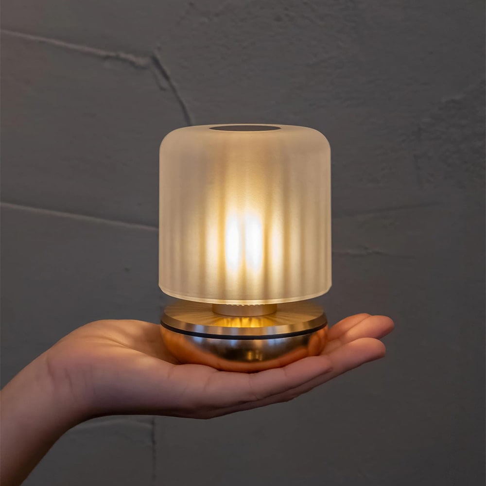 Humble Lights Firefly Gold / Frosted rechargeable table light