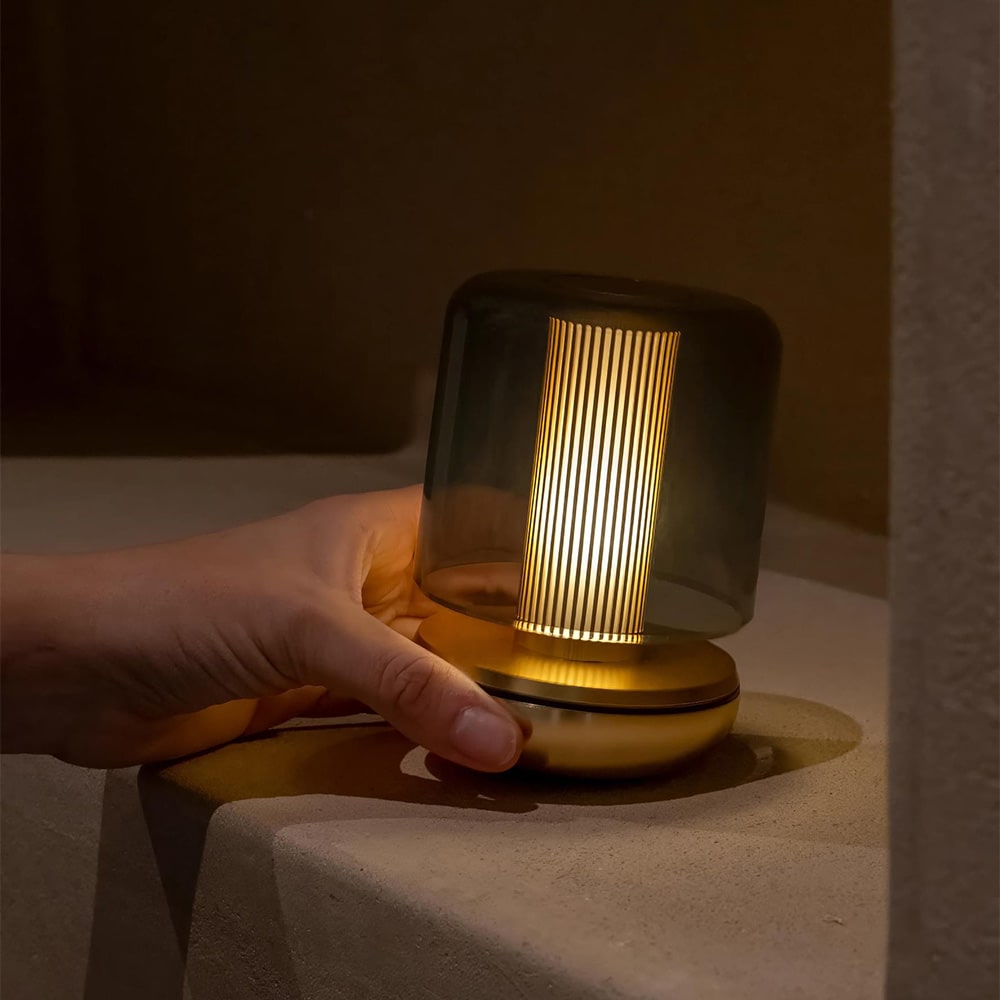 Humble Lights Firefly Gold / Smoked rechargeable table light