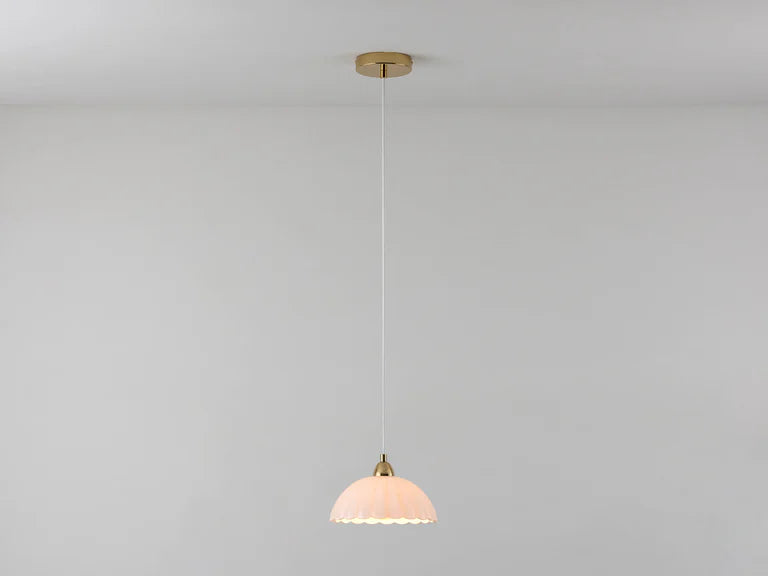 Houseof White Flower Glass Pendant Light