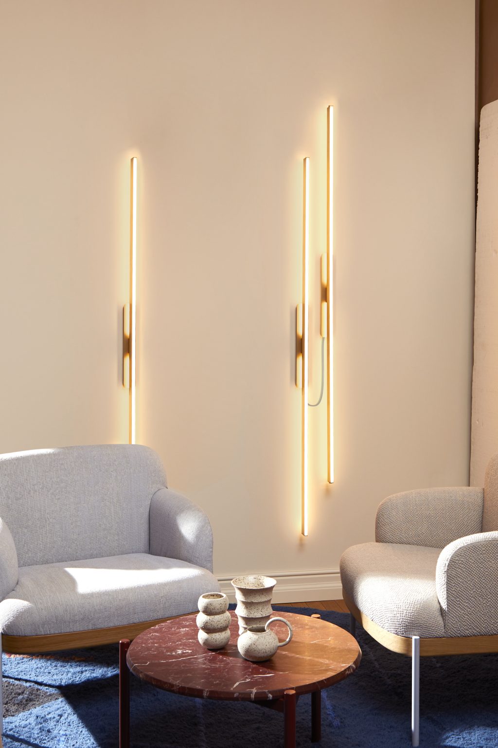 Contardi Lighting Fly Wall Lamp - Satin Golden Nickel