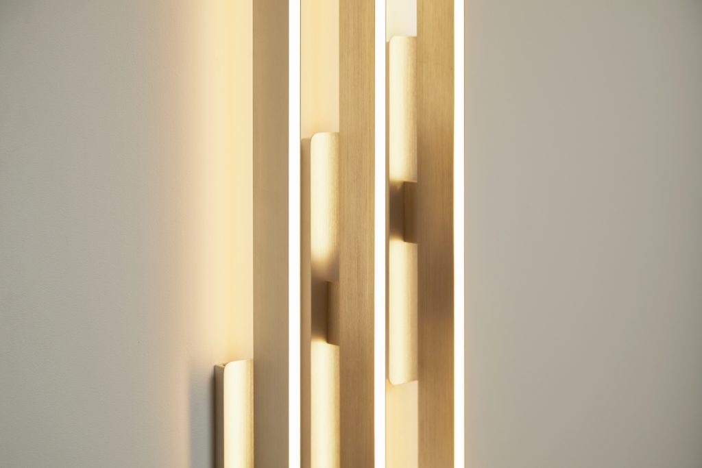 Contardi Lighting Fly Wall Lamp - Satin Golden Nickel