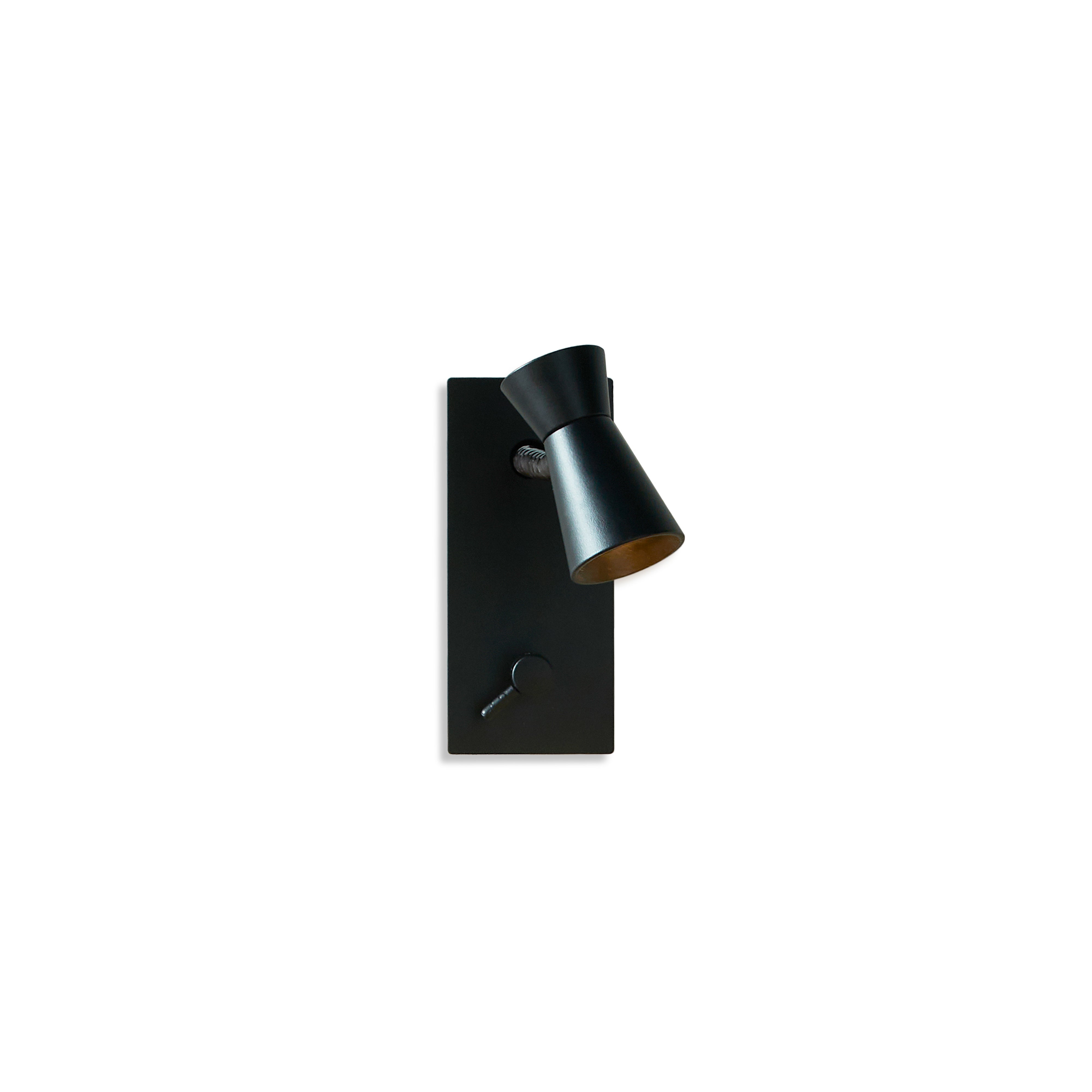 Contardi Lighting Fly Gin & Tonic Reading Wall Lamp - Matt Black Silk Lacquered