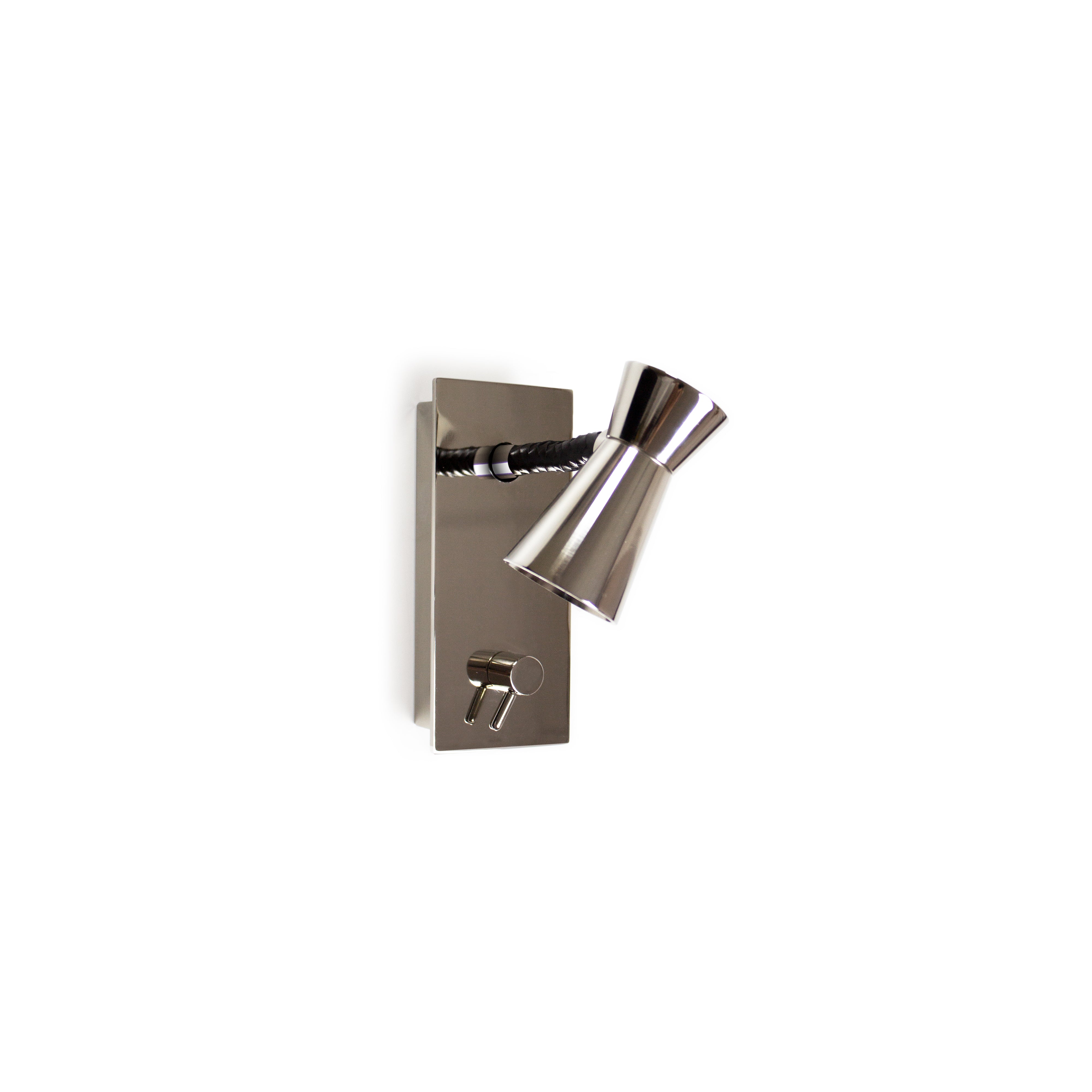 Contardi Lighting Fly Gin & Tonic Reading Wall Lamp - Polished nickel