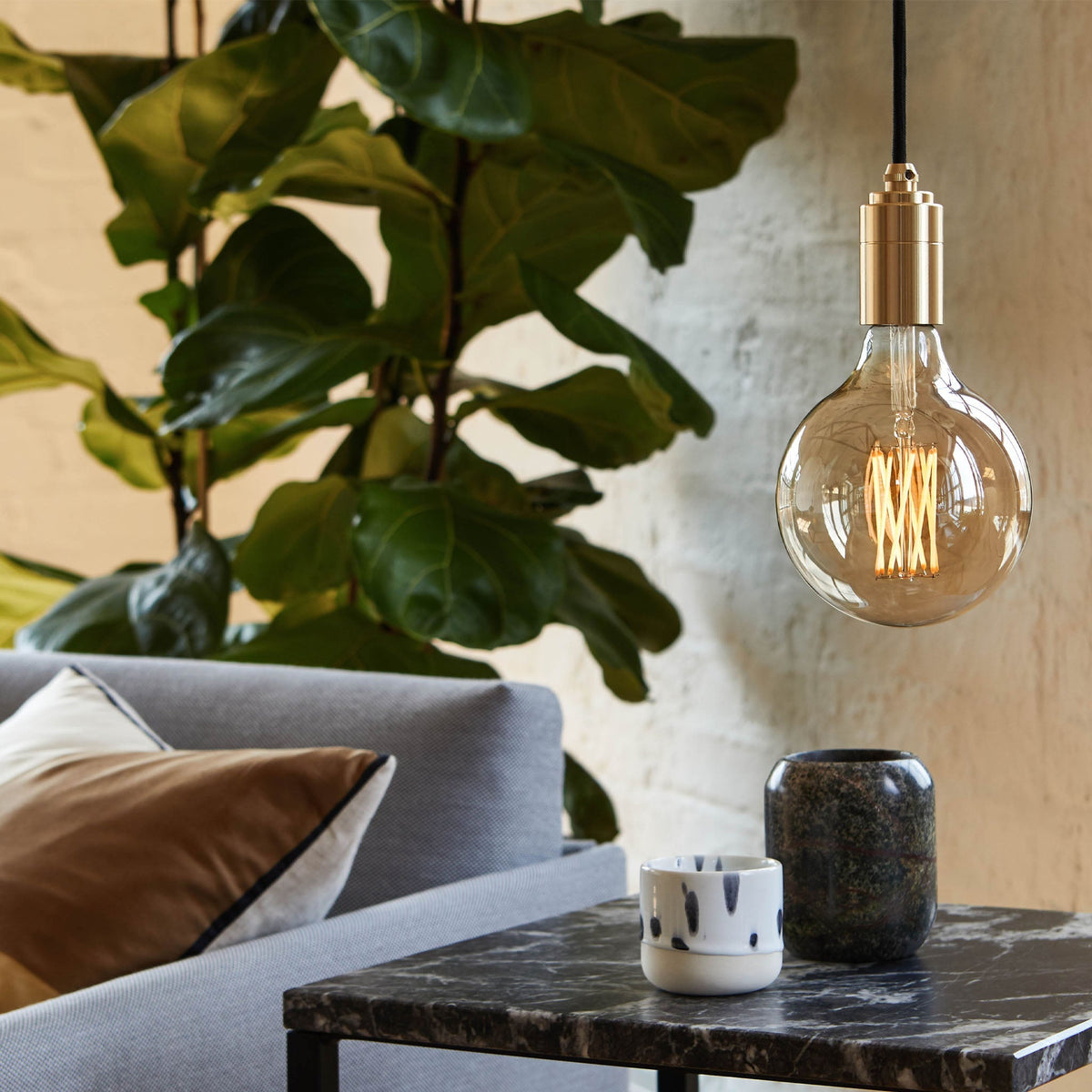 Tala Gaia Plug-In Pendant in Graphite